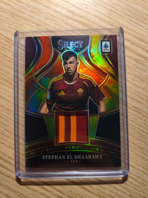 Stephan El Shaarawy 2025-26 Select Serie A Tie-Dye Prizm Patch Card 14/25 Roma new
