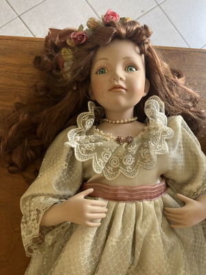 Vintage porcelain doll