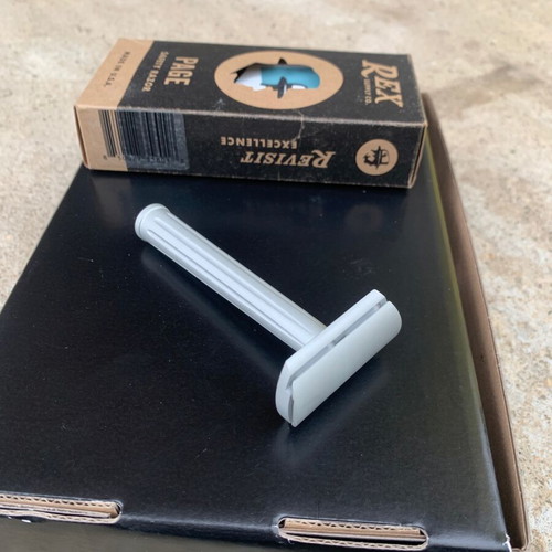Rex The Page Aluminum Safety Razor like new