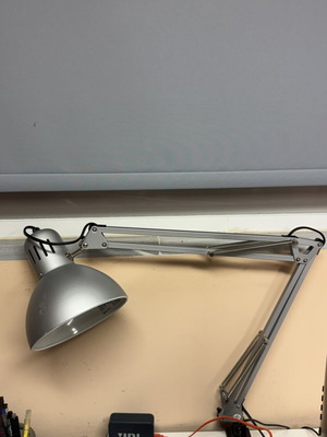 IKEA desk lamp light use
