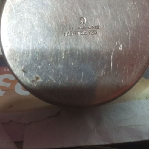 Ilias Lalaounis Silver Pill Box 925 Used, Vintage