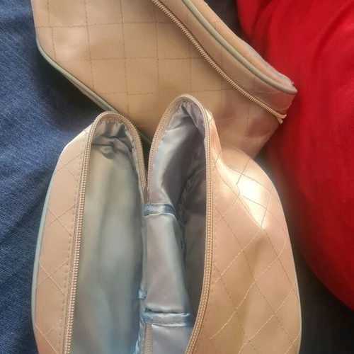 Set of 3 cosmetic bags like new