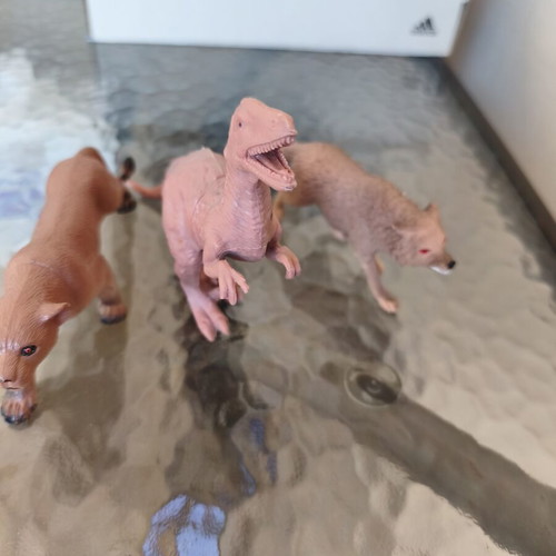 Children's animal figures new, set of 3