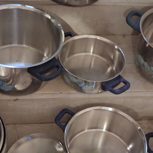 Fissler cookware set 6 pieces, blue dream series