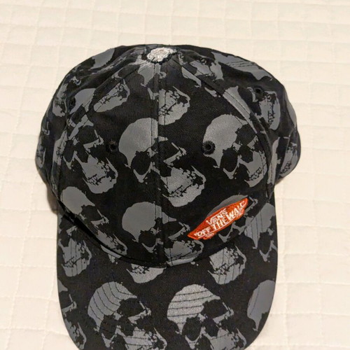 Vans jockey hat used with wear