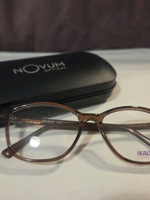 IKALY Optical Glasses new, brown crystal frame