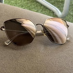 AX Armani Exchange rose gold sunglasses for women