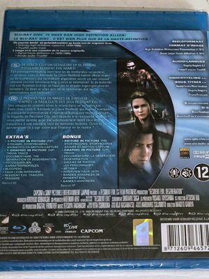 Resident Evil Degeneration Blu-Ray καινούργιο, κινούμενα σχέδια περιπέτεια