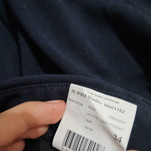 Joop! Chino men's pants like new, dark blue, size W34