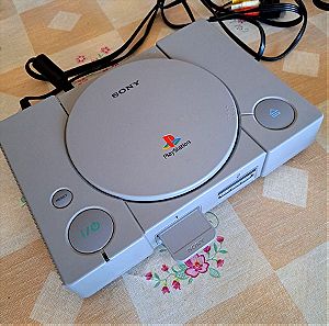 Sony PlayStation 1 με χειριστήριο και κάρτα μνήμης