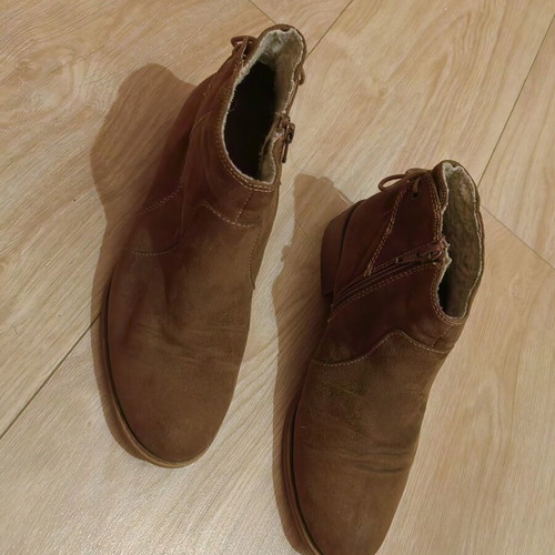 Women's ankle boots size 37 used, brown
