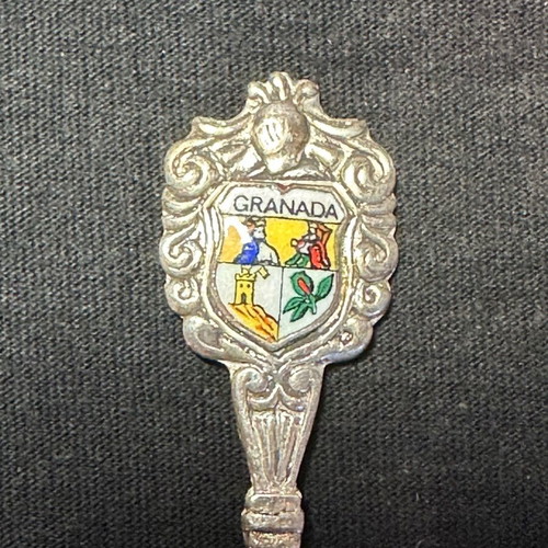 Souvenir spoons used, set of 3 European cities