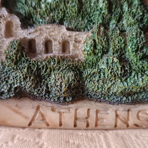 Athens 3d ceramic wall decor like new