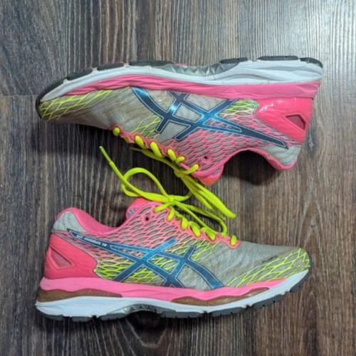 Asics athletic shoes size 40.5 like new, multicolor