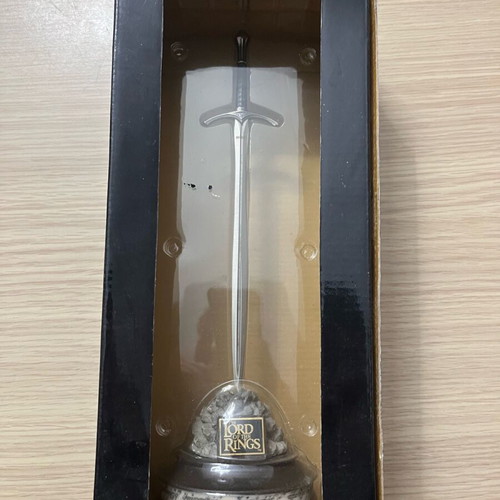Lord of the Rings collectible letter opener new with stand