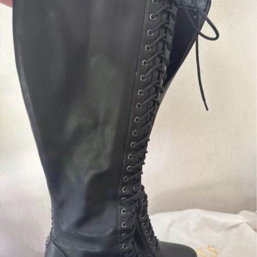 Guess boots used, black, size 39, knee-high