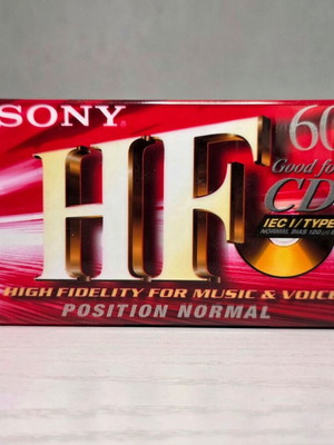 Sony HF 60 audio cassette new, factory sealed