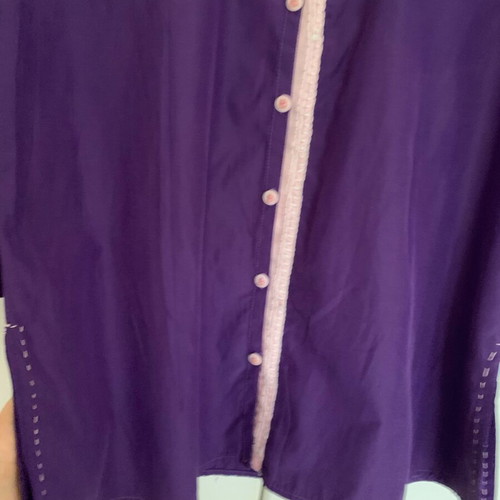 Woman shirt handmade, like new, purple, size L