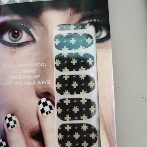Nail stickers new, 19 sheets with 6 patterns