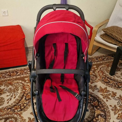 Graco stroller three-in-one used with carrycot and bassinet