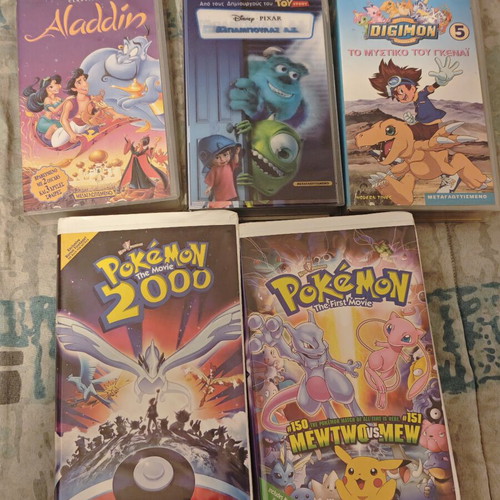 Pokémon Digimon VHS tapes, assorted with subtitles
