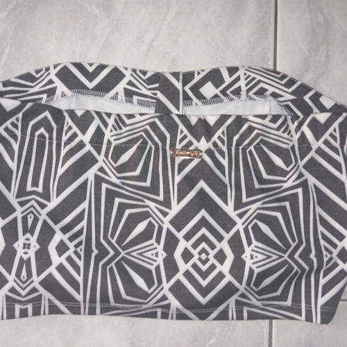 Kendall + Kylie blouse new, size L, black and white