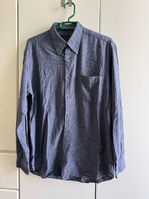 Men's blue-gray shirt used, size M, N&B Design for Men