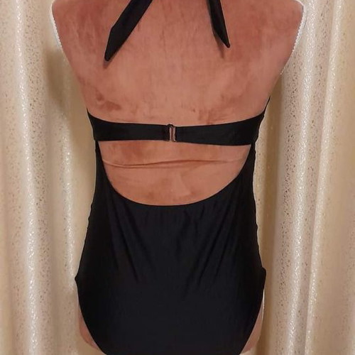 One-piece swimsuit black