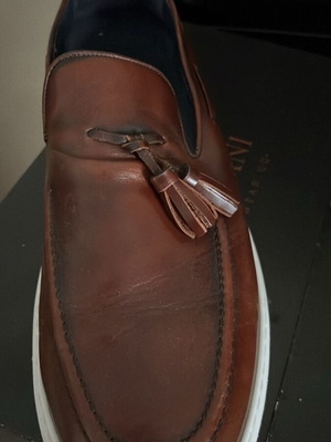 Damiani brown shoes size 46 like new