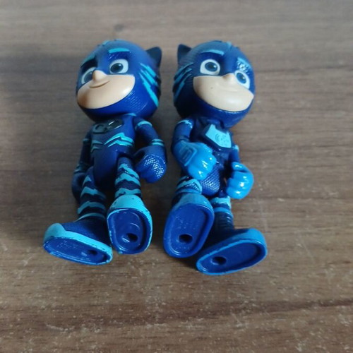 Pajama Hero figures used, set of two