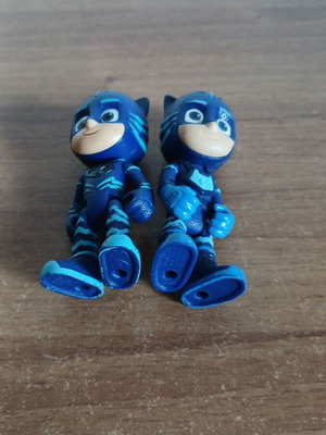 Pajama Hero figures used, set of two