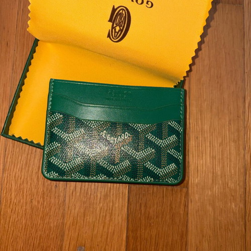 Goyard cardholder new, green