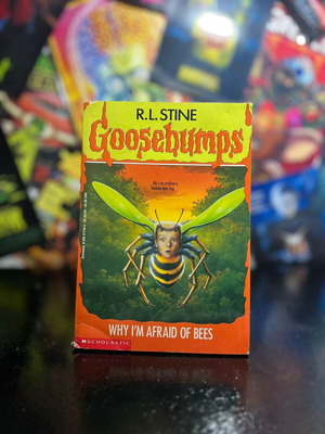 Goosebumps Why I'm Afraid of Bees book used, children's horror by R.L. Stine