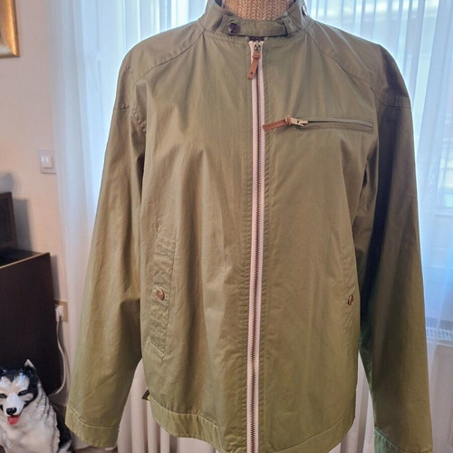 Wesc men's summer jacket like new, light green, cotton