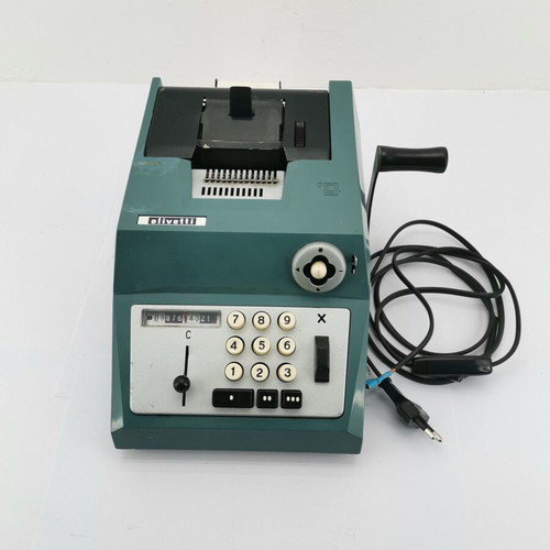 Olivetti calculator used, functional