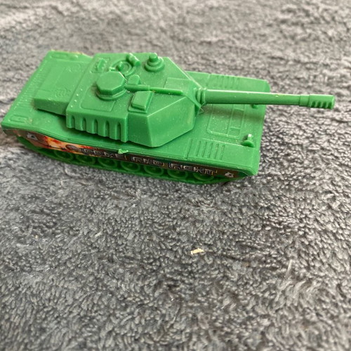 Tank Leopard 1 miniature used, plastic from the 80s