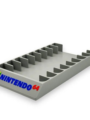 N64 Game Stands with Logo, 2 Pieces made to order