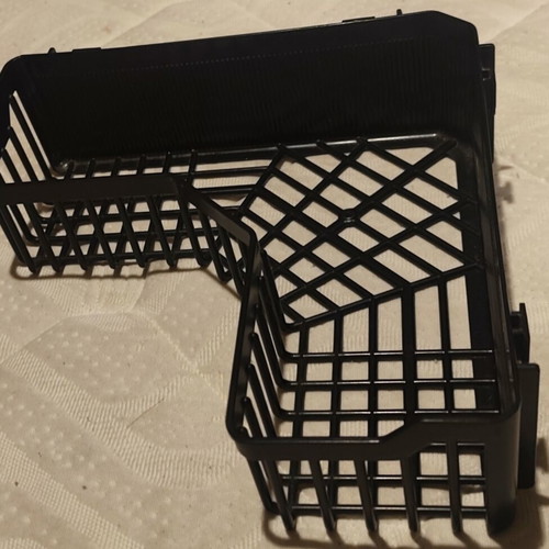 Wall-mounted bathroom storage basket for shampoo and toiletries