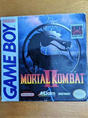 Nintendo Game Boy Mortal Kombat II κουτί μεταχειρισμένο μόνο