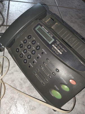Fax and telephone used, non-functional
