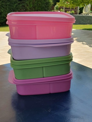 Tupperware children's divided lunch box, assorted colors