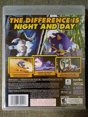 Sonic Unleashed PS3 game sealed