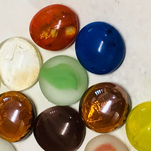 Cabochon multicolored stones pack of 15 new for jewelry making