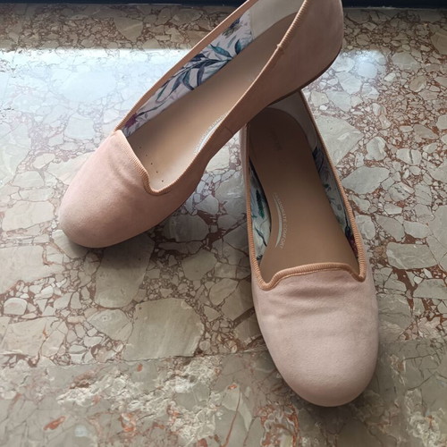 Geox ballerinas used size 38.5 pink suede
