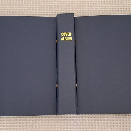 Cover Album philately album like new, 55 sheets, 29x28 cm