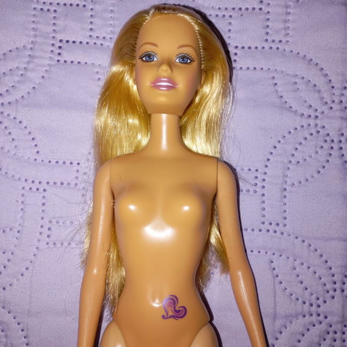 Barbie Beach Fun heart tattoo used (Mattel 2006)