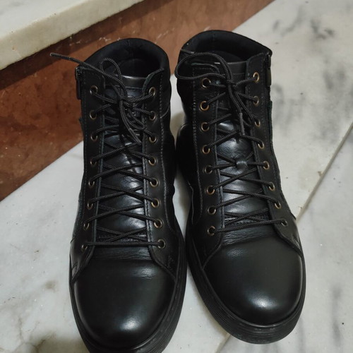 Pitbull Sneakers Size 43 Like New Black Leather