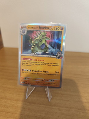 Team Rocket's Tyranitar Pokemon card
