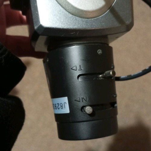 CCTV CCD camera with Samsung 10-50mm CS mount lens used