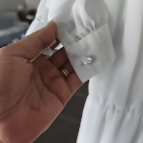 Vintage white dress like new with back design
